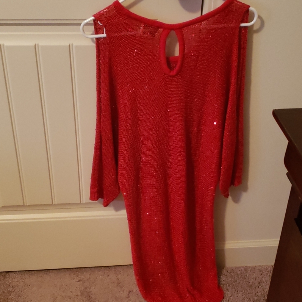 Womens sequin sweater cardigan